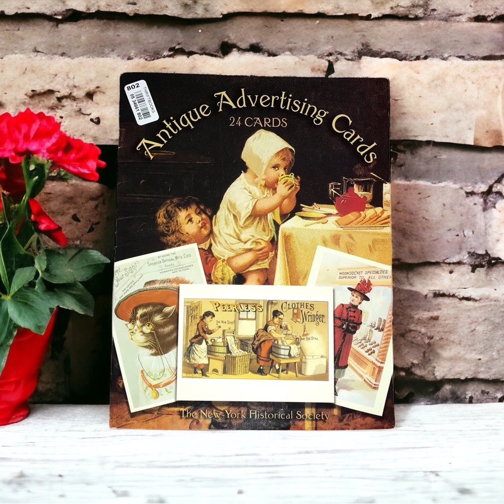1985 Antique Advertising Postcards